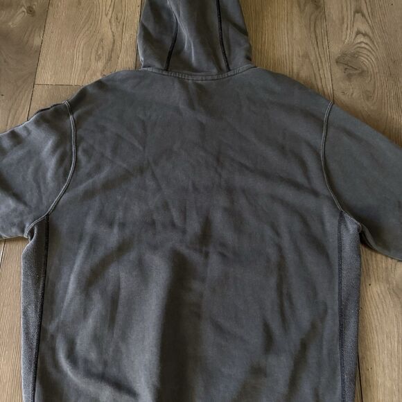 Nike Sportswear Club French Terry Pullover Gray Medium Hoodie Sweatsuit - Picture 14 of 16